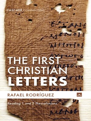 cover image of The First Christian Letters